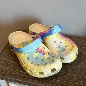 Kids Tie Dye Crocs